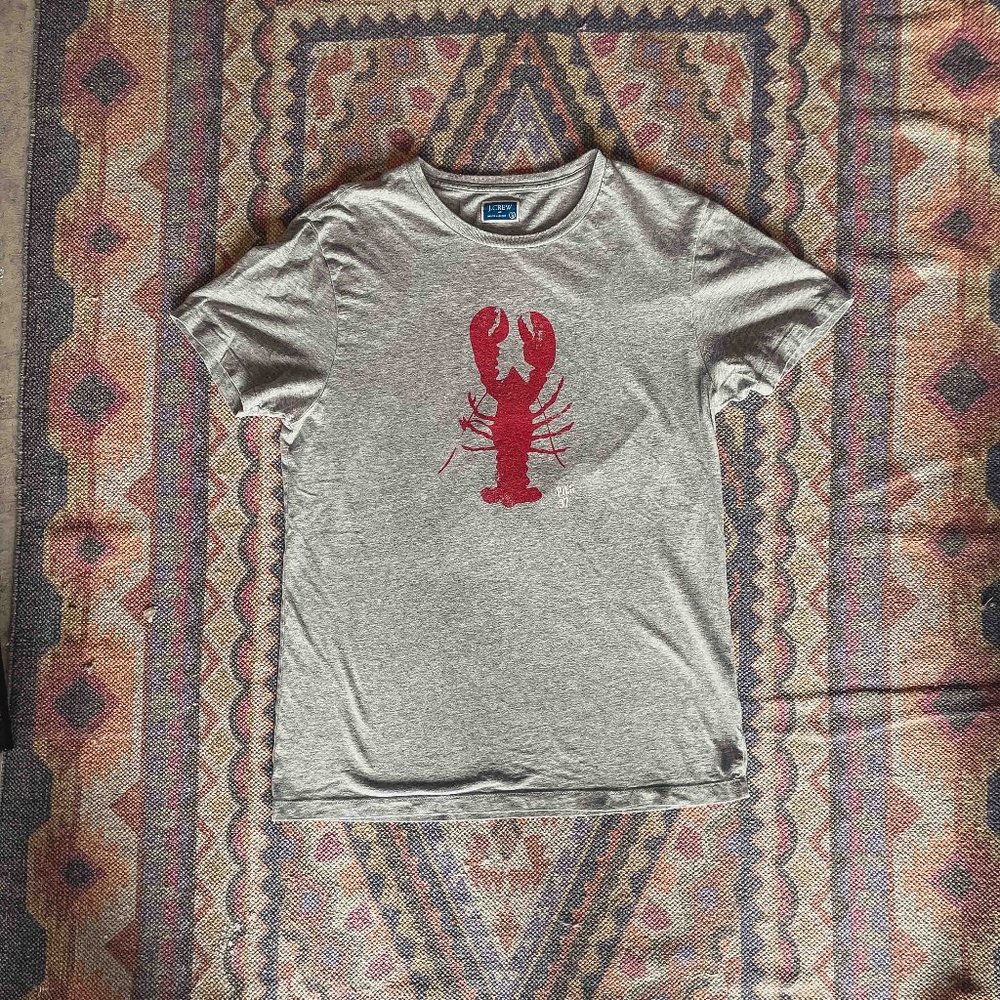 2/$20 - J. Crew Lobster Tshirt